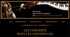 Desktop Screenshot of concertchandelle.com