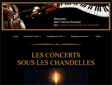 Tablet Screenshot of concertchandelle.com